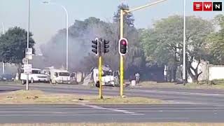 Cash in transit heist in Boksburg [upl. by Norga]