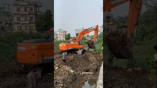 Doosan Excavator On Field 🚜 doosanexcavators shorts viral [upl. by Ailel709]