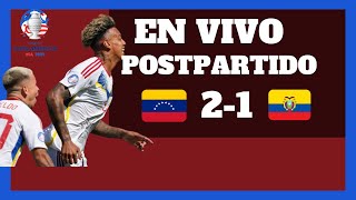 La Vinotinto LO DIO VUELTA y venció a Ecuador en la Copa América [upl. by Doscher]