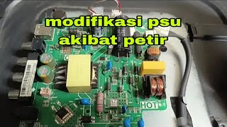 tv led tcl matot kena petir v175 [upl. by Gniliem743]