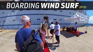 Boarding Windstar Wind Surf  Cruise Tour Review 2024 365sol [upl. by Wendall]