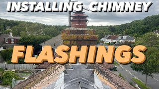 Installing Lead Chimney Flashings WORKING ON MY OWN HOUSE EPISODE 4 [upl. by Uella]