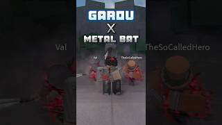 Garou X Metal Bat Combo The Strongest Battleground strongestbattlegrounds roblox pvp [upl. by Adyahs]