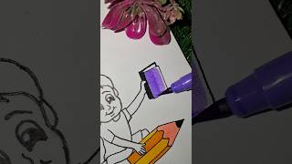 Childrens day drawing drawing painting viralvideo children childr celebration [upl. by Danita497]