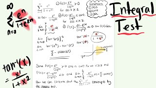 Integral Test  RU CALC 152 [upl. by Abie736]