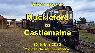 Drivers eye view Muckleford to Castlemaine [upl. by Schechter848]