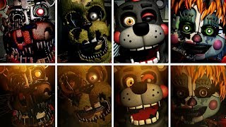 FNAF 6  All Jumpscares Freddy Fazbear Pizzeria [upl. by Wardieu]