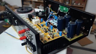 How to make an Amplifier DIY Amplifier ✓ 500w Amplifier assembly ✓ Amplifier connection [upl. by Spatz]