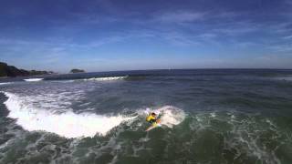 Zarautz 2014 Surf Local Comp By Drone [upl. by Inuat]