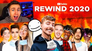 REACTING TO MRBEASTS YOUTUBE REWIND [upl. by Anigriv341]