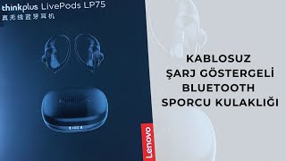 KABLOSUZ ŞARJ GÖSTERGELİ BLUETOOTH SPORCU KULAKLIĞI [upl. by Elane526]