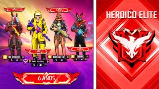 RETO BUSCAR JUGADORES INSANOS PARA SUBIR A HEROICO 😰 Free Fire en VIVO [upl. by Namus]