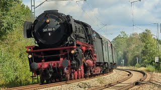 Puchheimer Dampflokfahrten mit der BR01 180 zwischen Pasing Puchheim und Geltendorf [upl. by Whitford74]