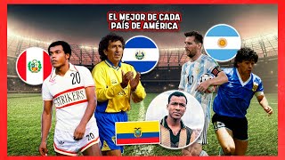 ¡Este es el MEJOR FUTBOLISTA de la HISTORIA DE CADA PAÍS de América [upl. by Gabbert651]