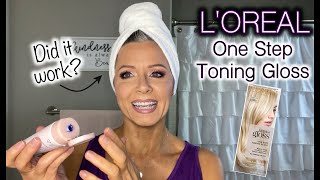 LOreal One Step Toning Gloss  Does it really work [upl. by Enitsyrhc]