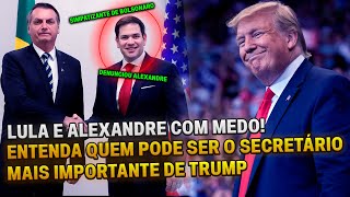 LULA E ALEXANDRE C MEDO Entenda quem é o homem cotado p ser o Secretário mais importante de Trump [upl. by Lehcnom975]