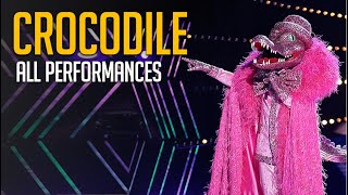 The Masked Singer Crocodile All Performances and REVEAL [upl. by Berlauda239]