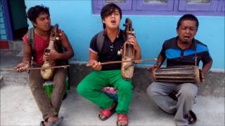 Aakasaima Chil Hoki Besara by Jhapali Gaine  Aakasaima Chil Hoki Besara Cover Sarangi Version [upl. by Groot441]