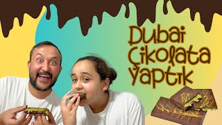 DUBAİ ÇİKOLATASI YAPTIK  MEŞHUR DUBAİ ÇİKOLATASI  DKOMEDİ [upl. by Proctor]