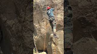 Jumaring climbing basics  climb with Ascenders [upl. by Onibas]