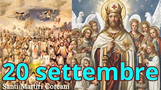 Il Santo del Giorno 20 Settembre Onomastico del 20 Settembre [upl. by Vikky]