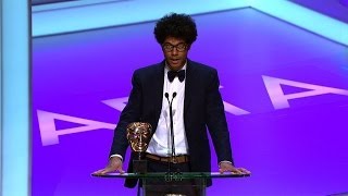 Richard Ayoade wins a Bafta  The British Academy Television Awards 2014  BBC One [upl. by Wasson]