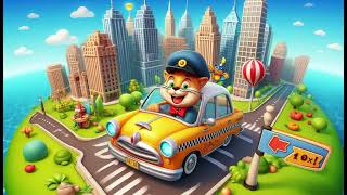 Honk Honk Rhyme The Taxi Song  Nursery Rhymes amp Kids Songs [upl. by Miller]