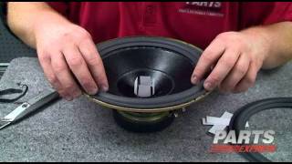 HOW TO DIY speaker refoam using a Parts Express repair kit [upl. by Torrin]