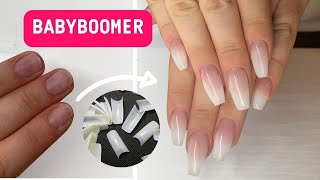 ONGLES EN GEL  Le BABYBOOMER avec CAPSULES [upl. by Clarey]