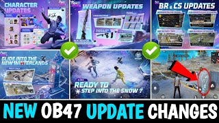 OB47 UPDATE CHANGES IN FREE FIRE  FREE FIRE NEW EVENT  FREE FIRE OB47 UPDATE  OB47 UPDATE FF [upl. by Ophelia]