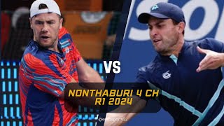 Nonthaburi 4 Challenger 2024 R1 Illya Marchenko vs Aslan Karatsev 5 Highlights [upl. by Isacco974]