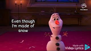 Unmeltable me song lyrics Frozen 2 [upl. by Fransisco]