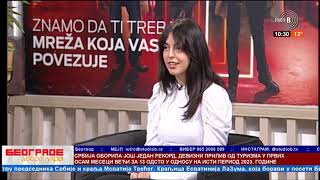 Jovana Babović i Zvezdana Repac Poetsko društvo Vid  Beograde dobro jutro Studio B 22 10 2024 [upl. by Ripp654]