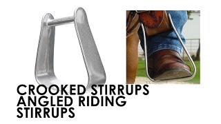 Crooked Stirrups Angled Riding Stirrups [upl. by Atsillak]