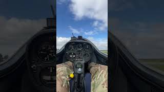 RAF Viking Glider Takeoff Winch RAF Syerston ZE560 644 VGS raf military glider rafac [upl. by Ahc]