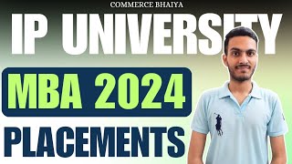 IPU MBA PLACEMENTS 2024  Commerce Bhaiya [upl. by Vogeley]