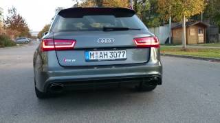 Audi RS6 2014 Sound amp Acceleration [upl. by Hadnama]