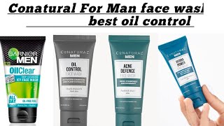 Conatural face wash review Oil control acne clear for man Garnier oil Skin [upl. by Korfonta]