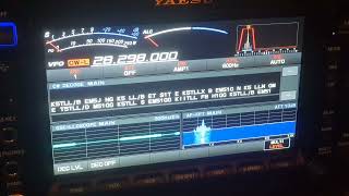 playing around with the FTDX101MP CW Decoder [upl. by Balch909]