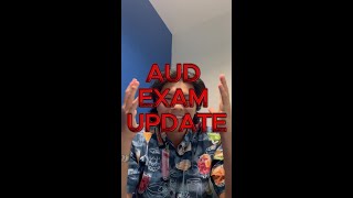 AUD EXAM UPDATE Scores will be released 1031 [upl. by Gail]