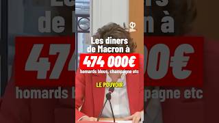 474 000€  C’est le prix d’un dîner pour Macron [upl. by Murdock338]