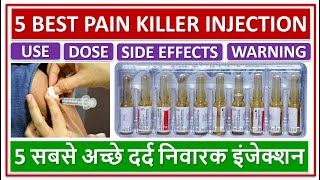 सभी तरह के दर्द के इंजेक्शन सीखे 5 BEST PAIN KILLER INJECTION 5 सबसे अच्छे दर्द निवारक इंजेक्शन [upl. by Palermo]