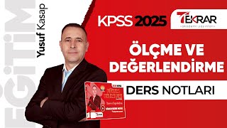 Ölçme ve Değerlendirme  Kontrol Listesi Derecelendirme Ölçeği Rubrik  Yusuf Kasap [upl. by Melvena]