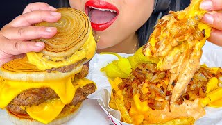 ASMR INNOUT BURGER FLYING DUTCMAN amp ANIMAL STYLE FRIES  EATING SOUNDS  MUKBANG  ASMR PHAN [upl. by Tocs716]