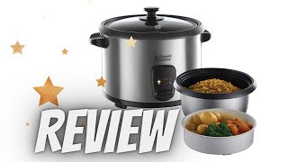 Russell Hobbs Rice Cooker and Steamer Review and How to Use  Make Perfect Rice and Vegetables [upl. by Wiener951]