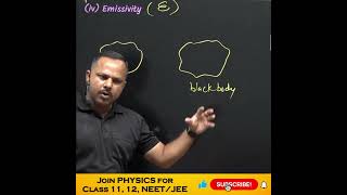 Emissivity  Black body radiation  Heat Transfer  11 Physics shorts neet umeshrajoria jee [upl. by Jude287]