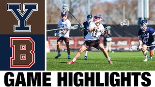 10 Yale vs Brown Lacrosse Highlights  2024 College Lacrosse  NCAA Lacrosse [upl. by Aserehc]