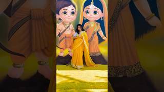 Pose ideas with Lord Krishna Painting 🥰💞🫶🏻 kanha krishna radhakrishna shortsviral love [upl. by Iline]