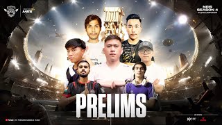 BGMI NEIS S4  PRELIMS FINAL SELECTION ROUND GROUP A  ROAD TO SHILLONG LAN [upl. by Aicilec]