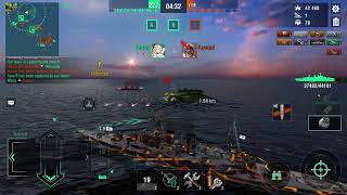 wows blitz Tier7 ルーク従僕 75k Rooke 01 [upl. by Leuqer]